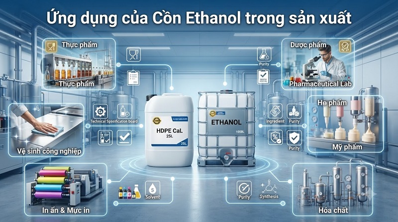 Cồn Ethanol Giá Cạnh Tranh – Giải Pháp Tối Ưu Chi Phí Cho Doanh Nghiệp